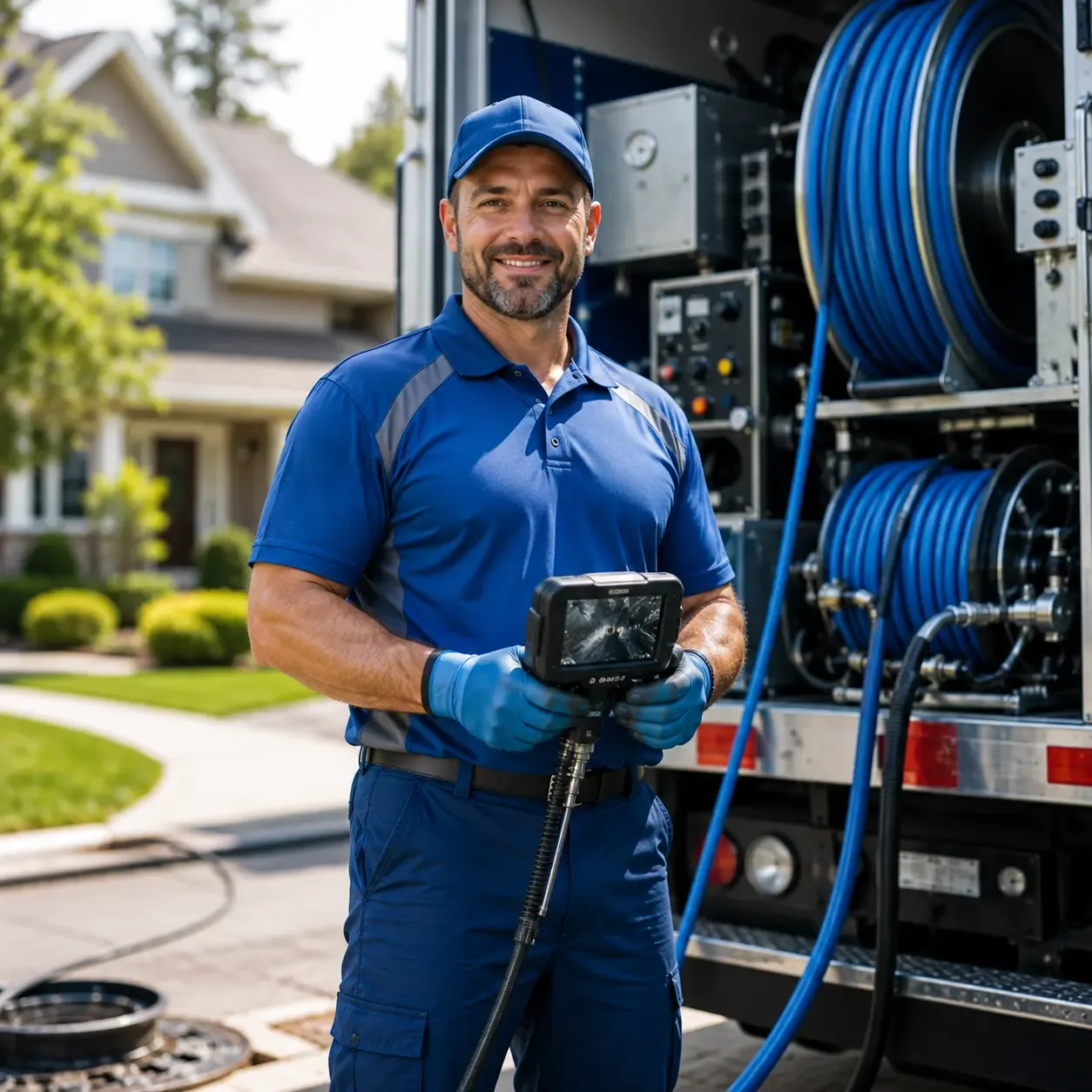 Local outdoor drain cleaning specialists in Fontana, WI